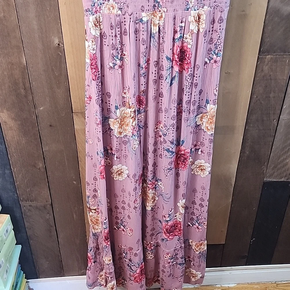 Knox Rose Floral Pink Maxi Dress SIZE L - Picture 8 of 8